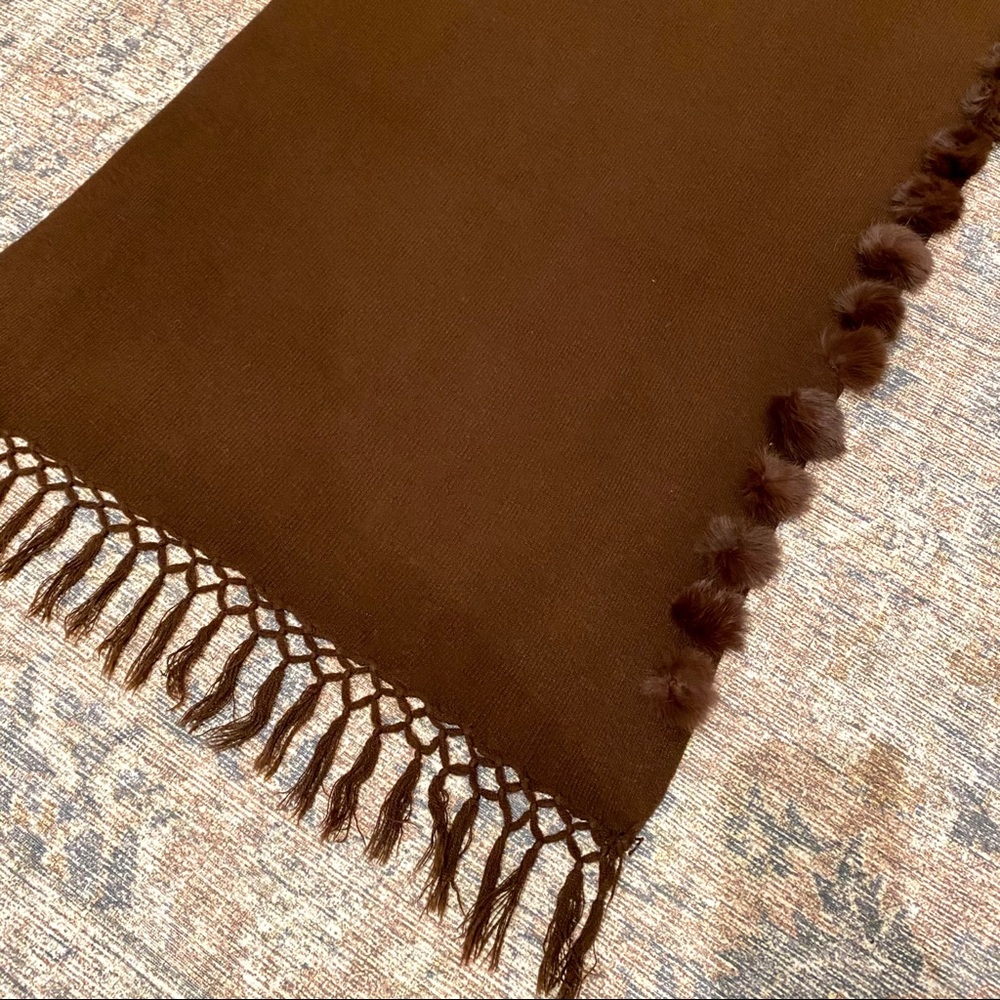 Rich Brown Scarf